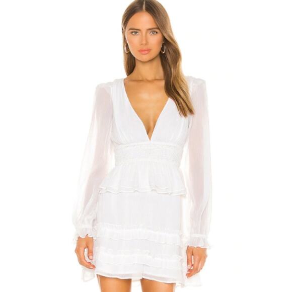 Tularosa Lucianna Mini Dress in Ivory NWT Size XS - Picture 6 of 7